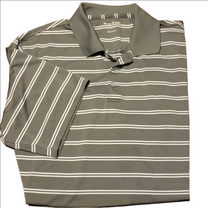 3/$20 Tommy Armour Grey Dri-Logic Polo Shirt